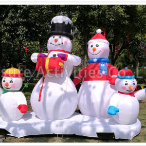 210d snowman family