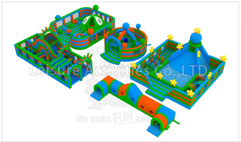 39x25m green indoor playground
