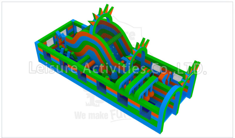 39x25m green indoor playground