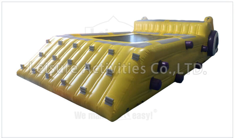 trampoline slide