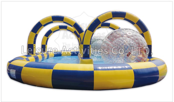 zorb ball track (oval single lane)