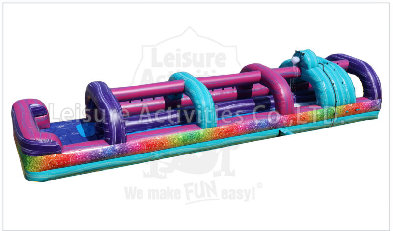 glitter (foam) double lane slip n slide sl