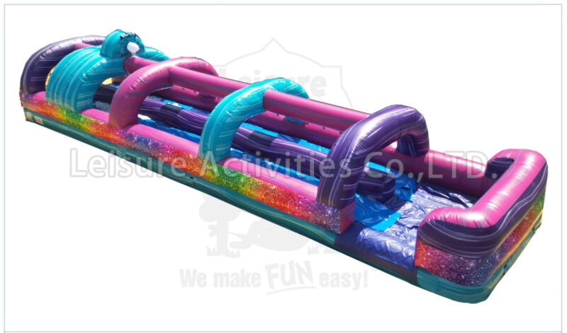 glitter (foam) double lane slip n slide sl