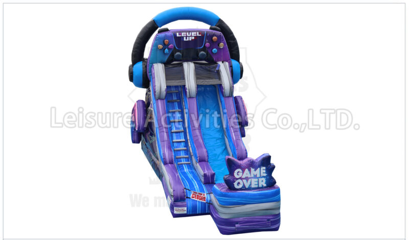 16ft single lane water slide gamer ii sl (max height 18ft)
