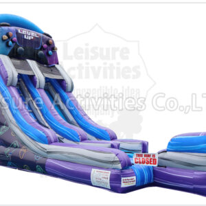 16ft single lane water slide gamer ii sl (max height 18ft) 16ft single lane water slide gamer ii sl (max height 18ft)