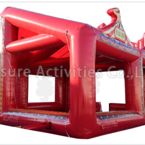 carnival themed bumper car arena