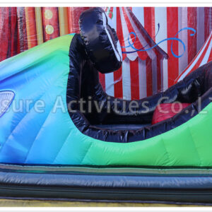 carnival themed bumper car arena