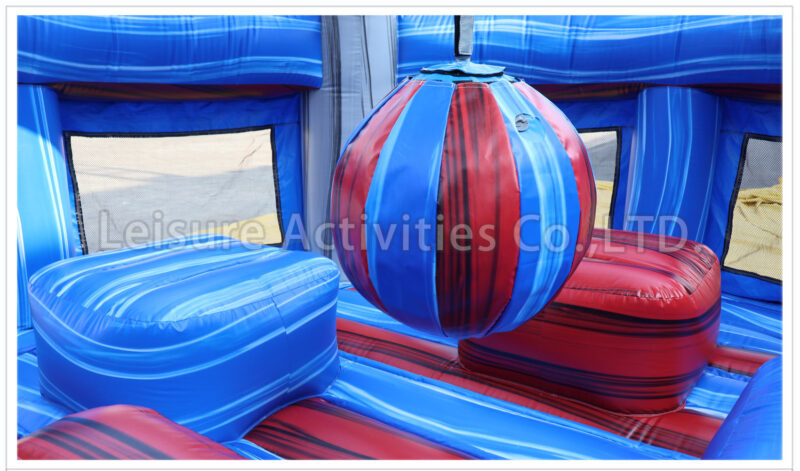 20ft marble red wrecking ball