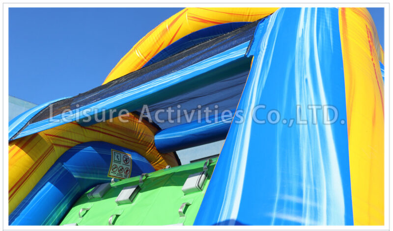 40ft rock climb slide obstacle