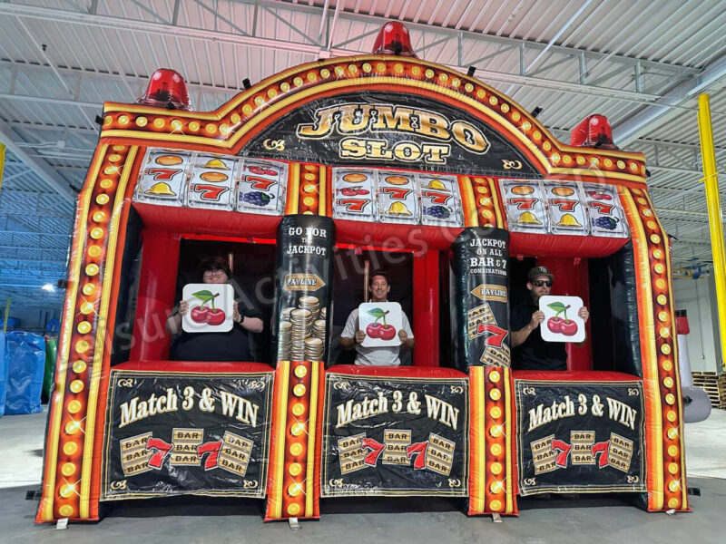 human slot machine interactive game
