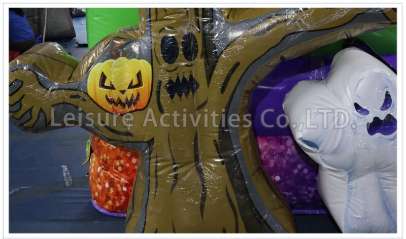 22ft hybrid halloween & christmas double lane water slide sl