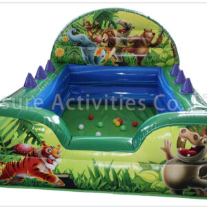 jungle ball pool with air jugglers jungle ball pool with air jugglers