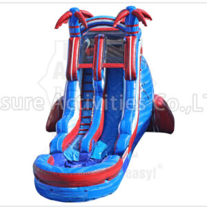 18ft red blue single lane water slide ripl 18ft red blue single lane water slide ripl
