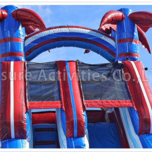 18ft red blue single lane water slide ripl 18ft red blue single lane water slide ripl