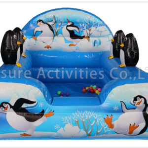 penguin ball pool with air jugglers penguin ball pool with air jugglers