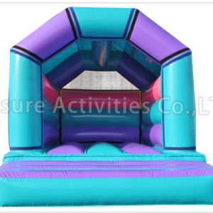 a frame purple teal bouncy castle a frame purple teal bouncy castle