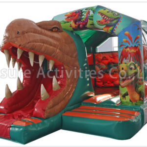 t rex bouncy castle with slide t rex bouncy castle with slide