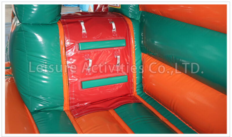 t rex bouncy castle with slide