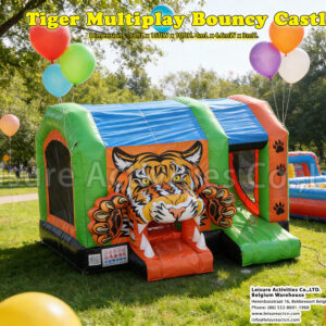 tiger multiplay bouncy castle