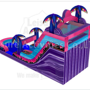 19ft double lane water slide miami nights ripl
