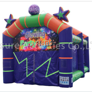 glowing party tent