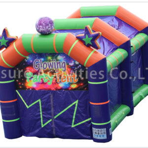 glowing party tent