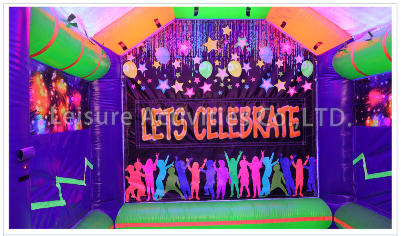 glowing party tent