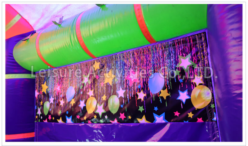 glowing party tent
