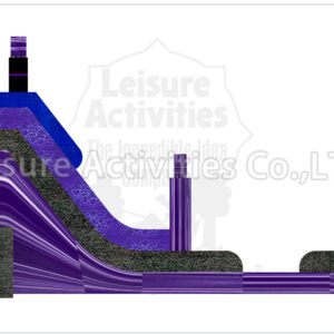 19ft single lane water slide k pop ripl