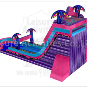 22ft magical vibes double lane water slide sl