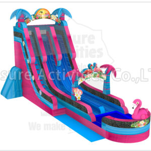 22ft magical vibes double lane water slide sl