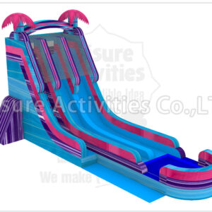 22ft magical vibes double lane water slide sl