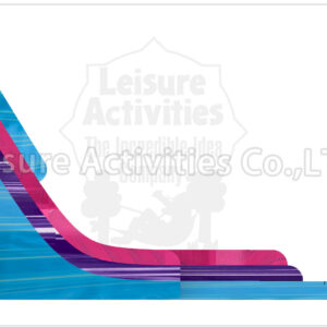 22ft magical vibes double lane water slide sl