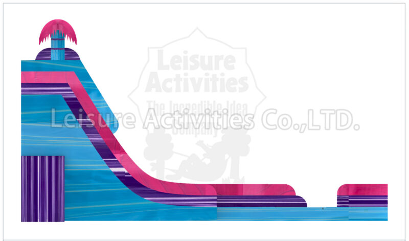 22ft magical vibes double lane water slide sl
