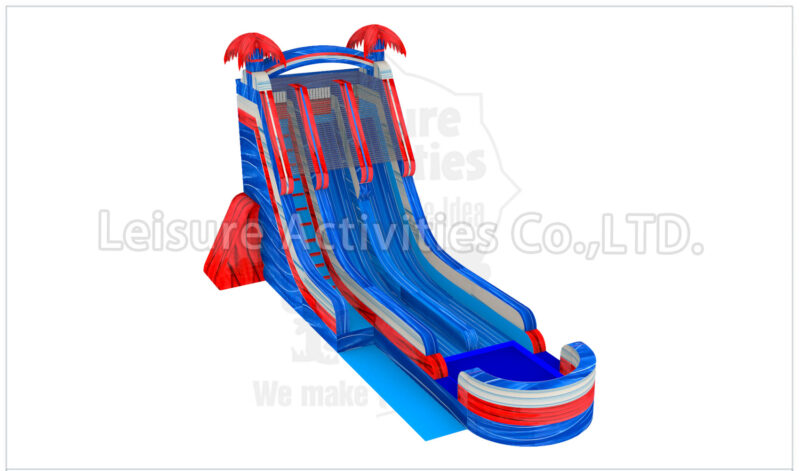 22ft magical vibes double lane water slide sl