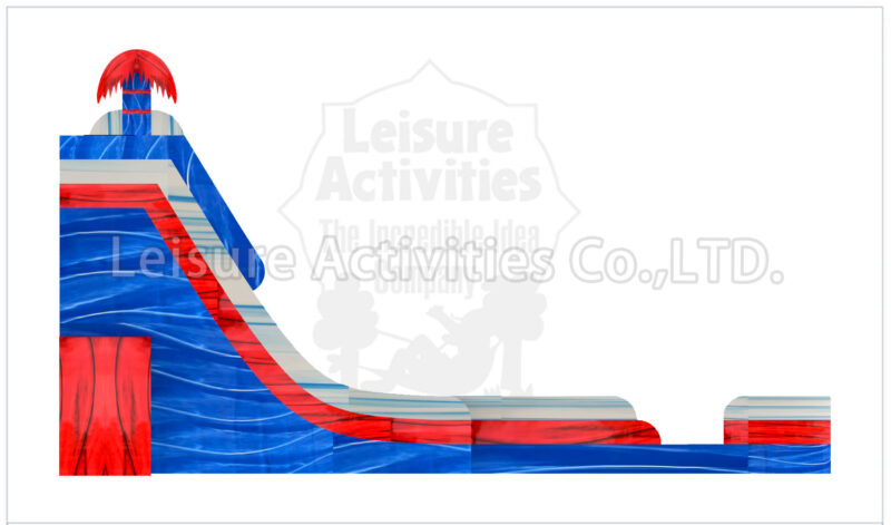 22ft magical vibes double lane water slide sl